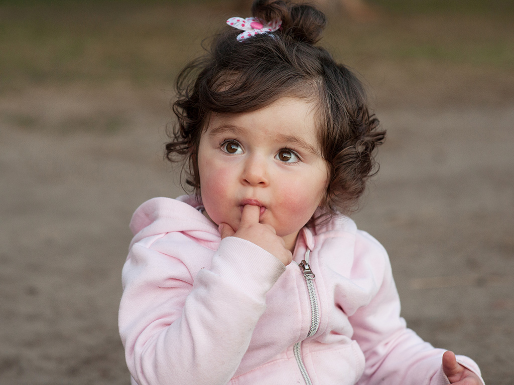 Young girl at the park